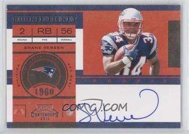2011 Playoff Contenders - [Base] #217.1 - Rookie Ticket - Shane Vereen
