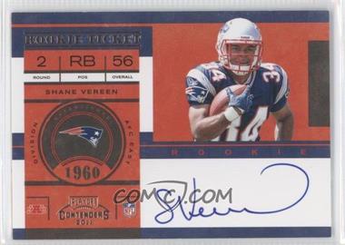 2011 Playoff Contenders - [Base] #217.1 - Rookie Ticket - Shane Vereen