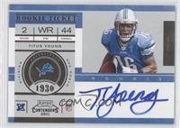 Rookie Ticket - Titus Young (Base)