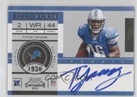 Rookie Ticket - Titus Young (Base)