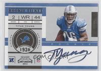 Rookie Ticket - Titus Young (Base)