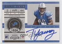 Rookie Ticket Variation - Titus Young (No 