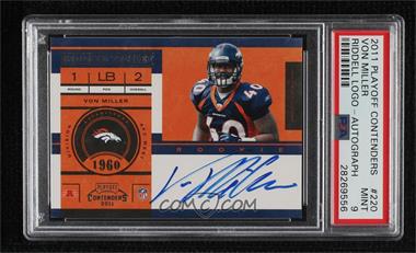 2011 Playoff Contenders - [Base] #220.1 - Rookie Ticket - Von Miller (Base) [PSA 9 MINT]