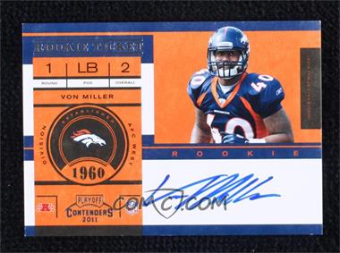 2011 Playoff Contenders - [Base] #220.1 - Rookie Ticket - Von Miller (Base)