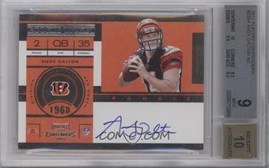 2011 Playoff Contenders - [Base] #225.1 - Rookie Ticket - Andy Dalton (Base) [BGS 9 MINT]