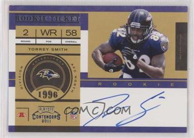 2011 Playoff Contenders - [Base] #230.1 - Rookie Ticket - Torrey Smith (Base)