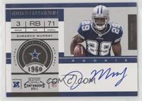 Rookie Ticket - DeMarco Murray (Base)