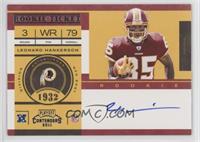 Rookie Ticket - Leonard Hankerson (Base)