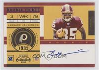 Rookie Ticket Variation - Leonard Hankerson (No 