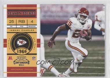 2011 Playoff Contenders - [Base] #43 - Jamaal Charles