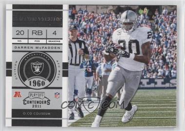 2011 Playoff Contenders - [Base] #45 - Darren McFadden