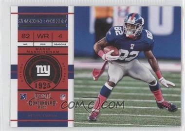 2011 Playoff Contenders - [Base] #57 - Mario Manningham