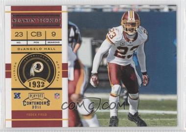 2011 Playoff Contenders - [Base] #61 - DeAngelo Hall