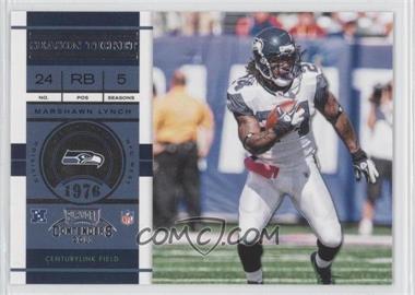 2011 Playoff Contenders - [Base] #95 - Marshawn Lynch