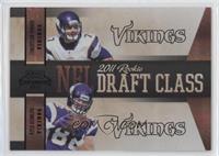 Christian Ponder, Kyle Rudolph #/50