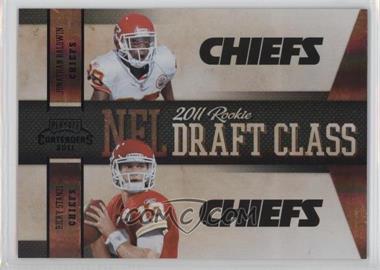 2011 Playoff Contenders - Draft Class - Black #8 - Jonathan Baldwin, Ricky Stanzi /50