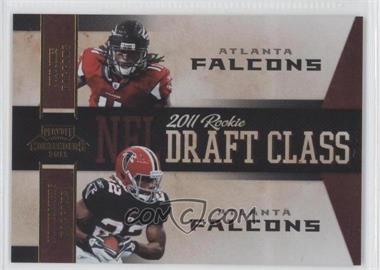 2011 Playoff Contenders - Draft Class - Gold #10 - Julio Jones, Jacquizz Rodgers /100