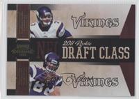 Christian Ponder, Kyle Rudolph #/100