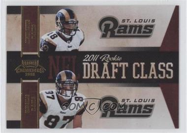 2011 Playoff Contenders - Draft Class - Gold #19 - Austin Pettis, Greg Salas /100