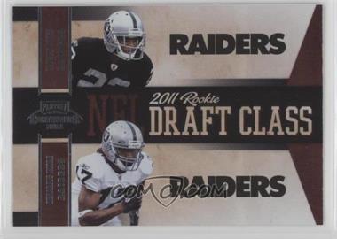 2011 Playoff Contenders - Draft Class #18 - Taiwan Jones, Denarius Moore