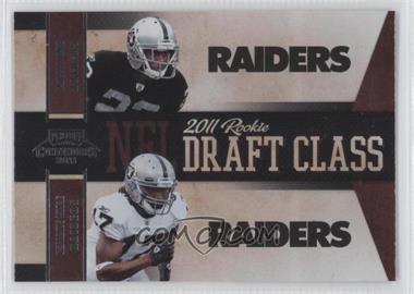 2011 Playoff Contenders - Draft Class #18 - Taiwan Jones, Denarius Moore