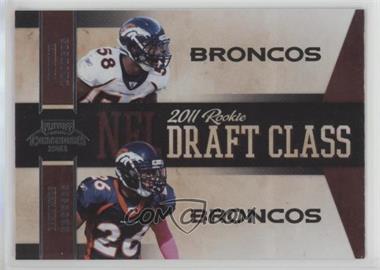 2011 Playoff Contenders - Draft Class #4 - Von Miller, Rahim Moore [EX to NM]