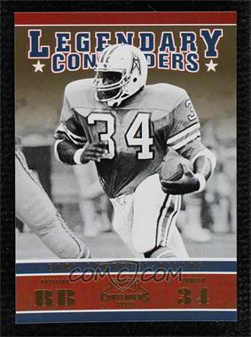 2011 Playoff Contenders - Legendary Contenders - Gold #2 - Earl Campbell /100