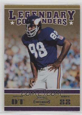 2011 Playoff Contenders - Legendary Contenders #15 - Alan Page