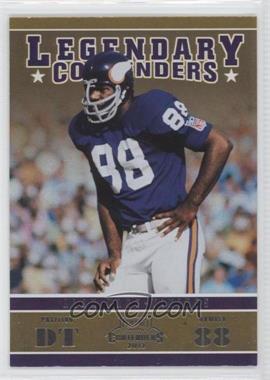 2011 Playoff Contenders - Legendary Contenders #15 - Alan Page