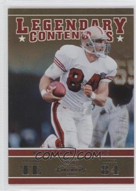 2011 Playoff Contenders - Legendary Contenders #19 - Brent Jones