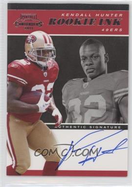 2011 Playoff Contenders - Rookie Ink #10 - Kendall Hunter /100