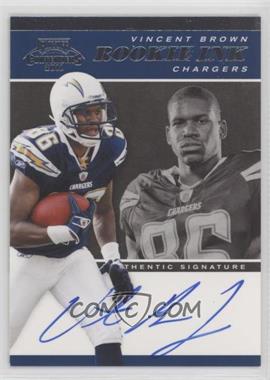 2011 Playoff Contenders - Rookie Ink #15 - Vincent Brown /100