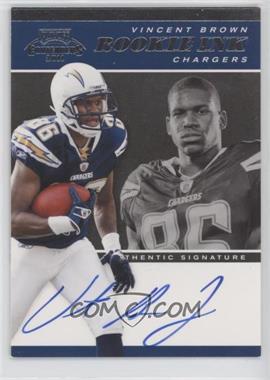 2011 Playoff Contenders - Rookie Ink #15 - Vincent Brown /100