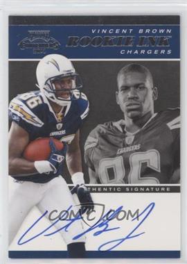 2011 Playoff Contenders - Rookie Ink #15 - Vincent Brown /100