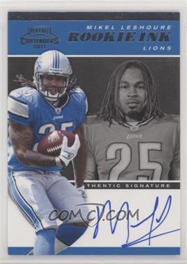 2011 Playoff Contenders - Rookie Ink #21 - Mikel Leshoure /100