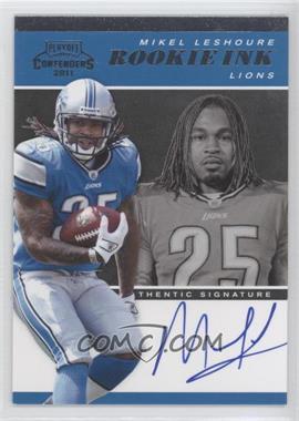 2011 Playoff Contenders - Rookie Ink #21 - Mikel Leshoure /100