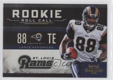 2011 Playoff Contenders - Rookie Roll Call - Gold #22 - Lance Kendricks /100