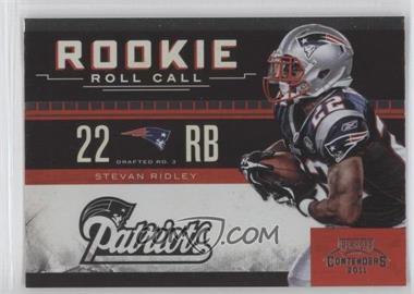 2011 Playoff Contenders - Rookie Roll Call #15 - Stevan Ridley