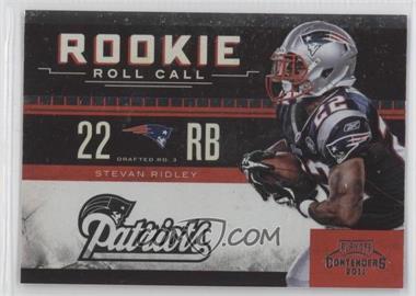 2011 Playoff Contenders - Rookie Roll Call #15 - Stevan Ridley