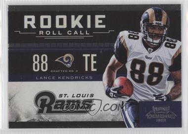 2011 Playoff Contenders - Rookie Roll Call #22 - Lance Kendricks