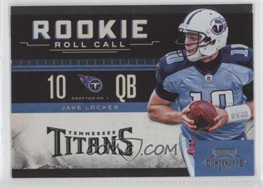 2011 Playoff Contenders - Rookie Roll Call #7 - Jake Locker