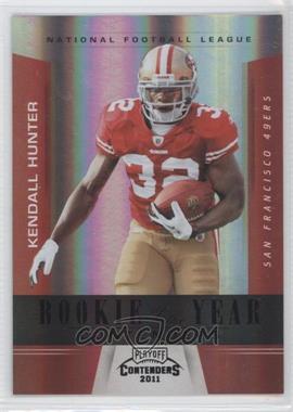 2011 Playoff Contenders - Rookie of the Year Contenders - Black #22 - Kendall Hunter /50