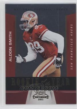 2011 Playoff Contenders - Rookie of the Year Contenders - Gold #24 - Aldon Smith /100
