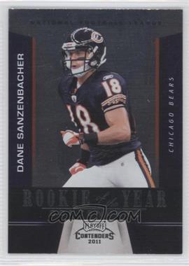 2011 Playoff Contenders - Rookie of the Year Contenders #13 - Dane Sanzenbacher