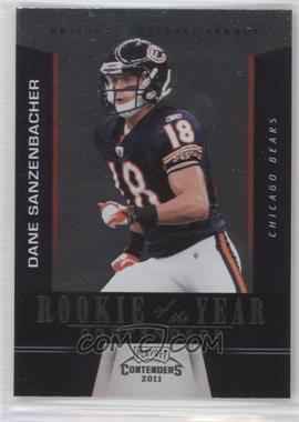 2011 Playoff Contenders - Rookie of the Year Contenders #13 - Dane Sanzenbacher