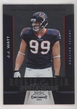 2011 Playoff Contenders - Rookie of the Year Contenders #25 - J.J. Watt