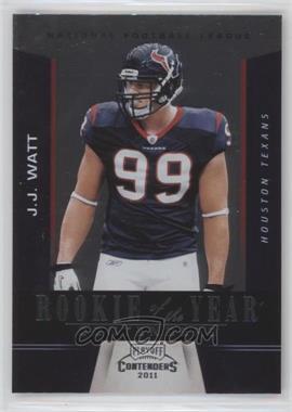 2011 Playoff Contenders - Rookie of the Year Contenders #25 - J.J. Watt