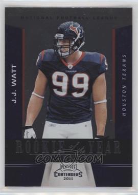 2011 Playoff Contenders - Rookie of the Year Contenders #25 - J.J. Watt