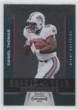 2011 Playoff Contenders - Rookie of the Year Contenders #6 - Daniel Thomas