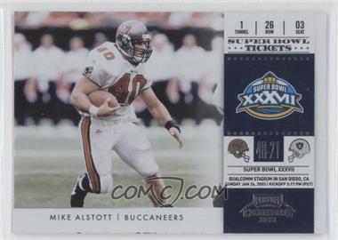 2011 Playoff Contenders - Super Bowl Tickets #12 - Mike Alstott